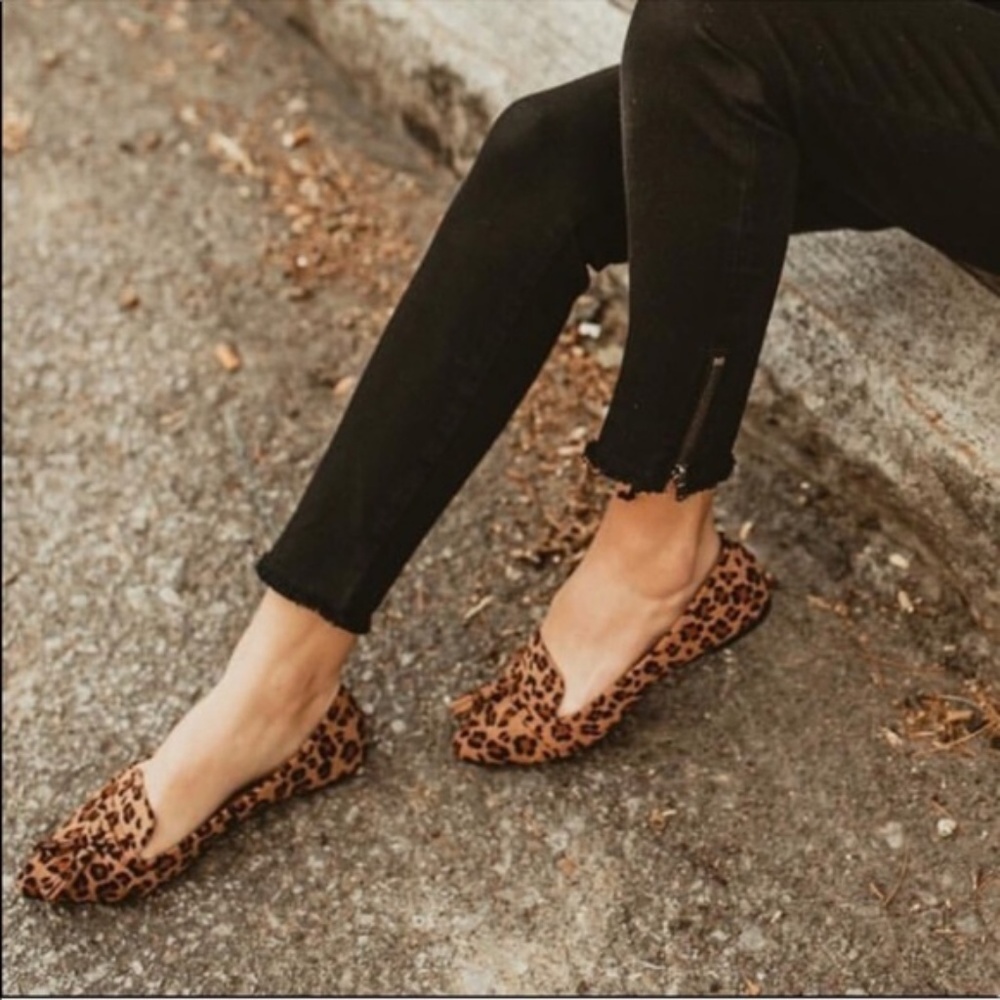 ⚡️3 RESTOCK Leopard print pointed toe tassel- shoe - Picture 5 of 5
